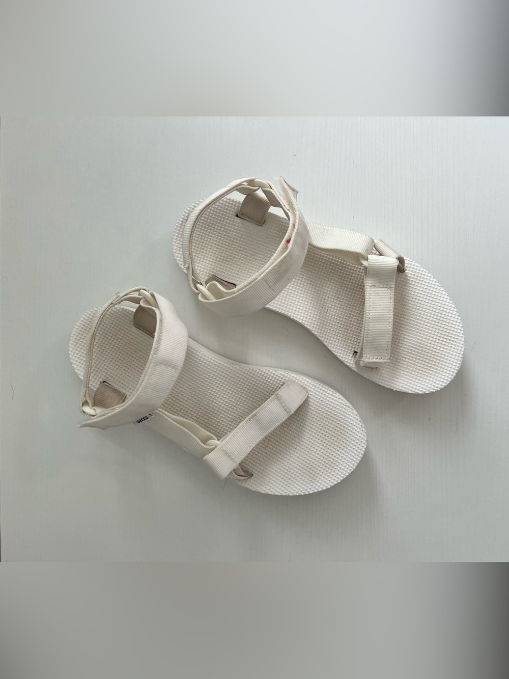 Teva White Strappy Sandals